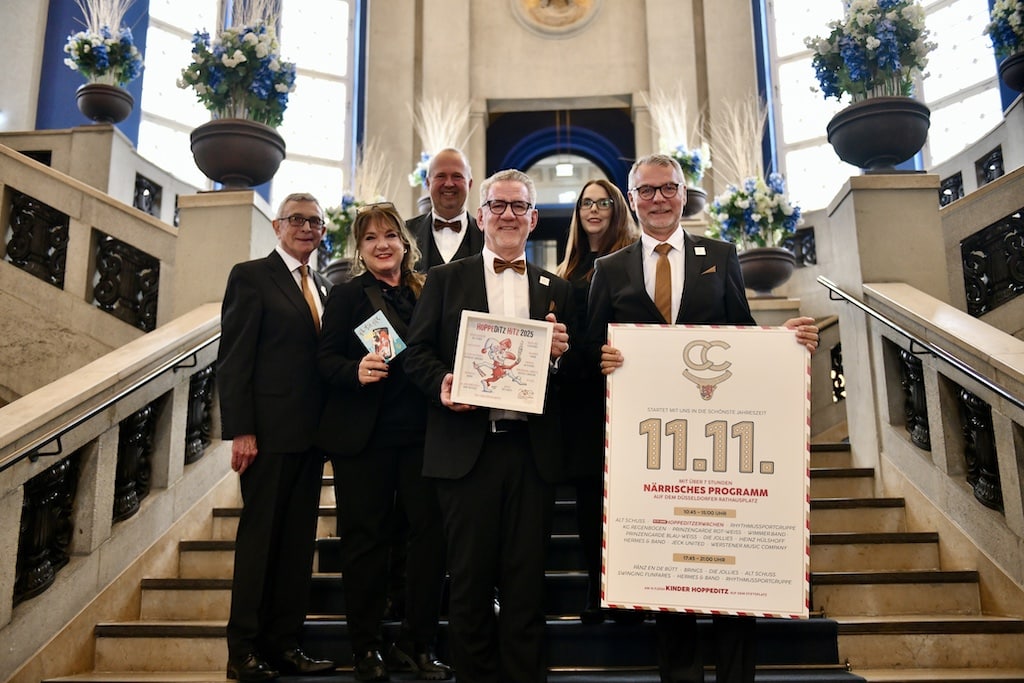 Startschuss für die Jubiläumssession: Düsseldorfer Karneval feiert mit sieben Stunden Programm