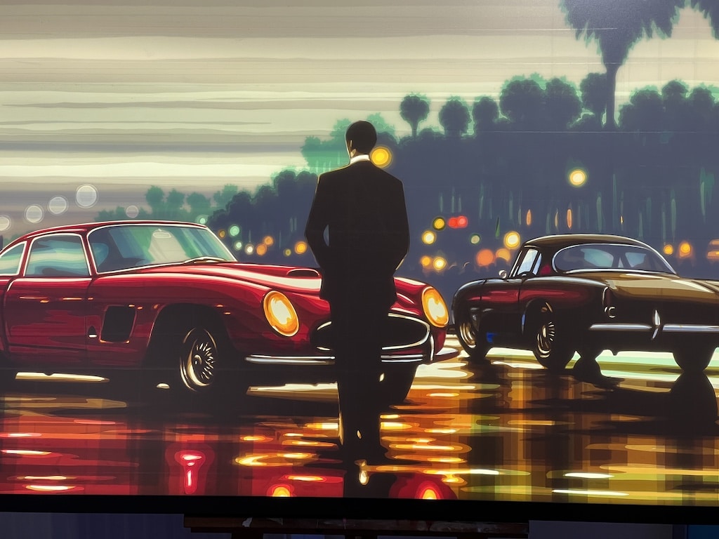 Vernissage von Max Zorn: Tape Art begeistert Düsseldorf