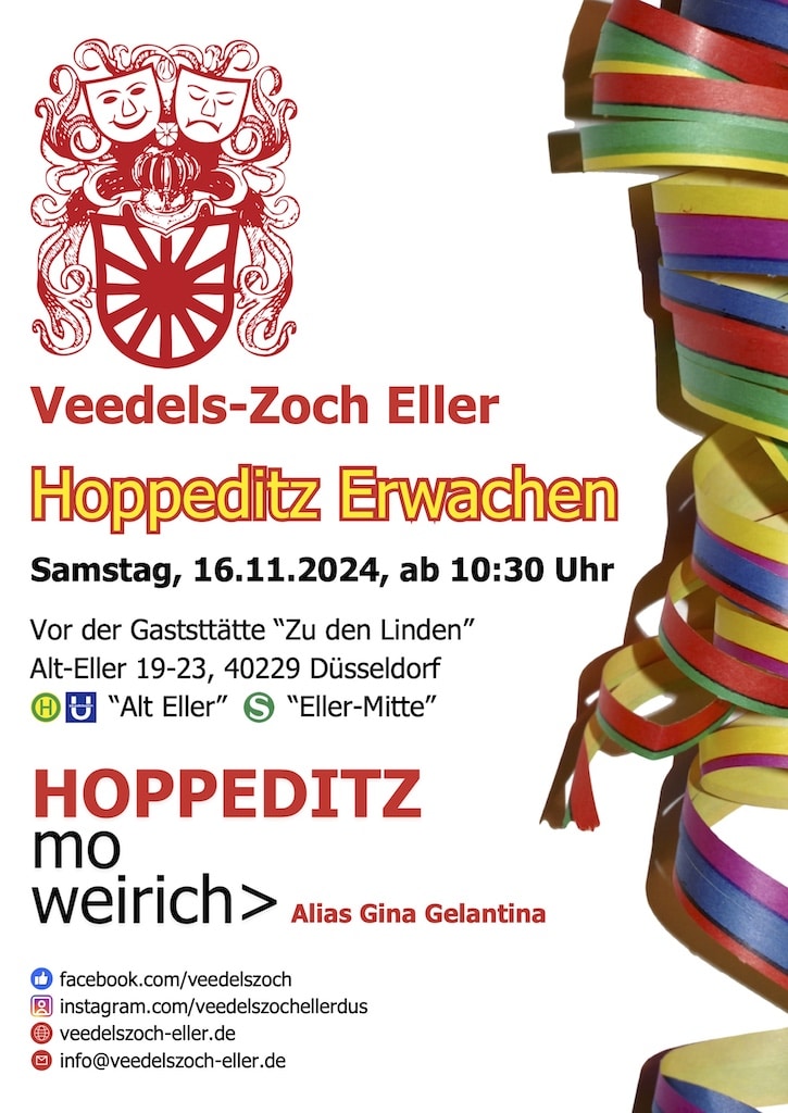 Hoppeditz-Erwachen in Eller – Start der Karnevalssession 2024