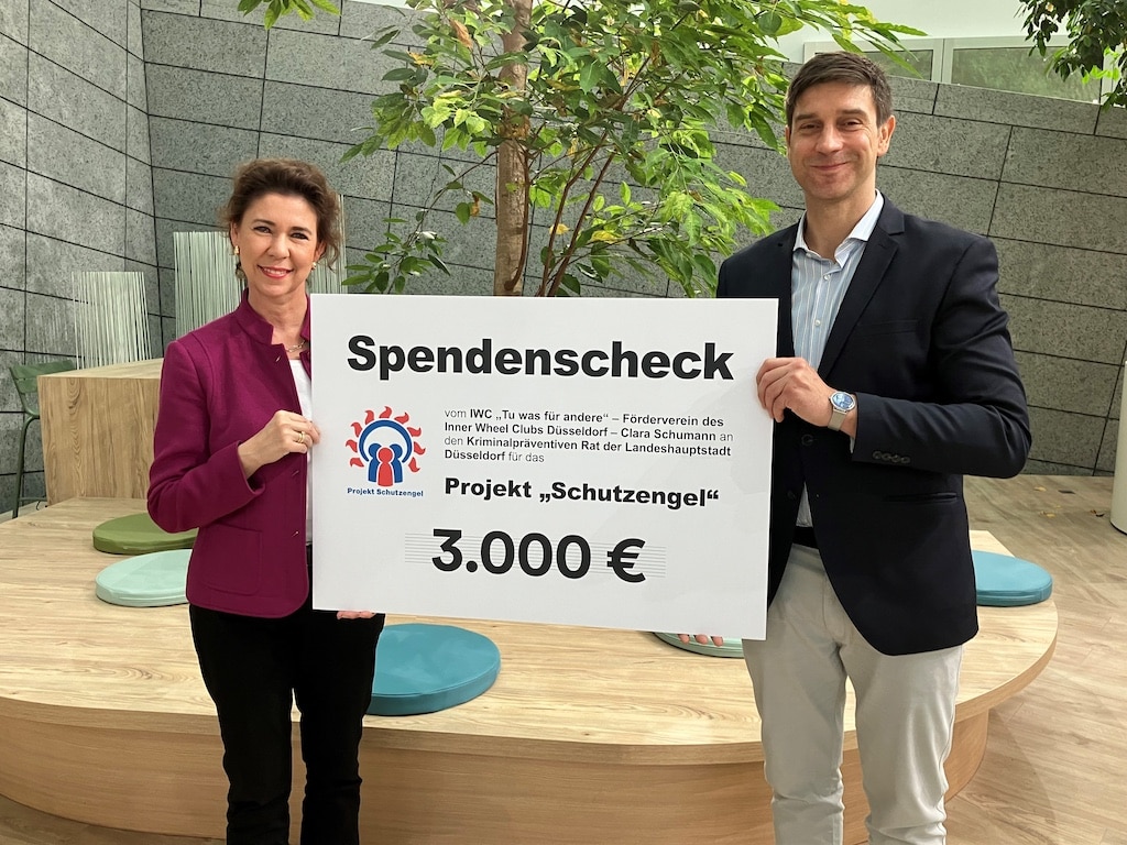 Kriminalpräventiver Rat erhält Spende für Jugendschutz-Projekt “Schutzengel”