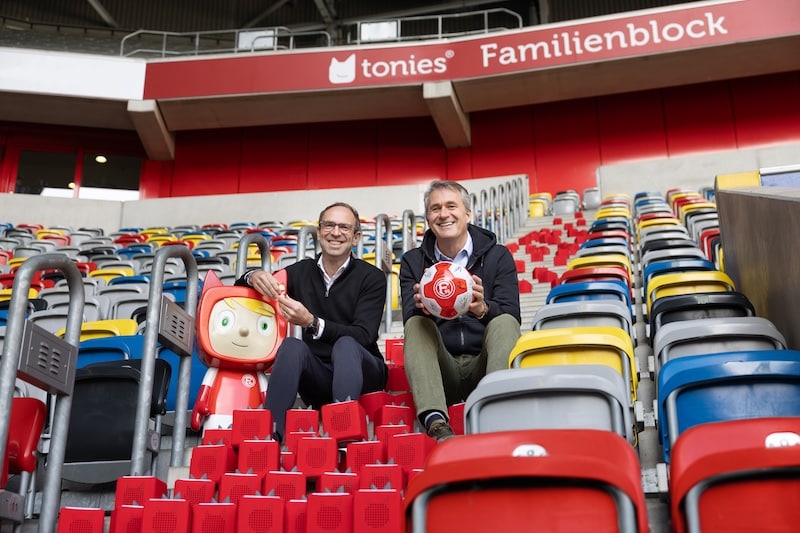 Fortuna Düsseldorf und Tonies verkünden neue Partnerschaft zur Förderung von Spiel, Sport und Kreativität