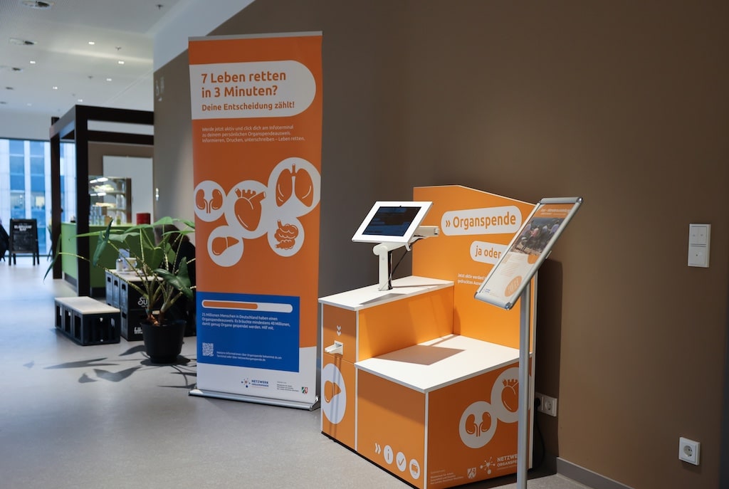 Organspendeausweis zum Ausdrucken in der Zentralbibliothek