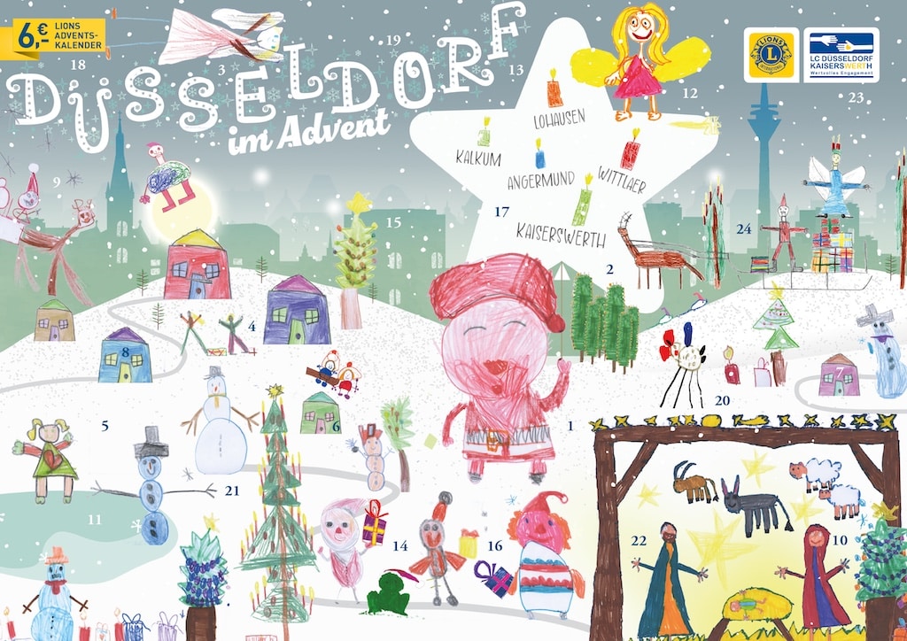 Der Lions Kalender wartet auf Käufer