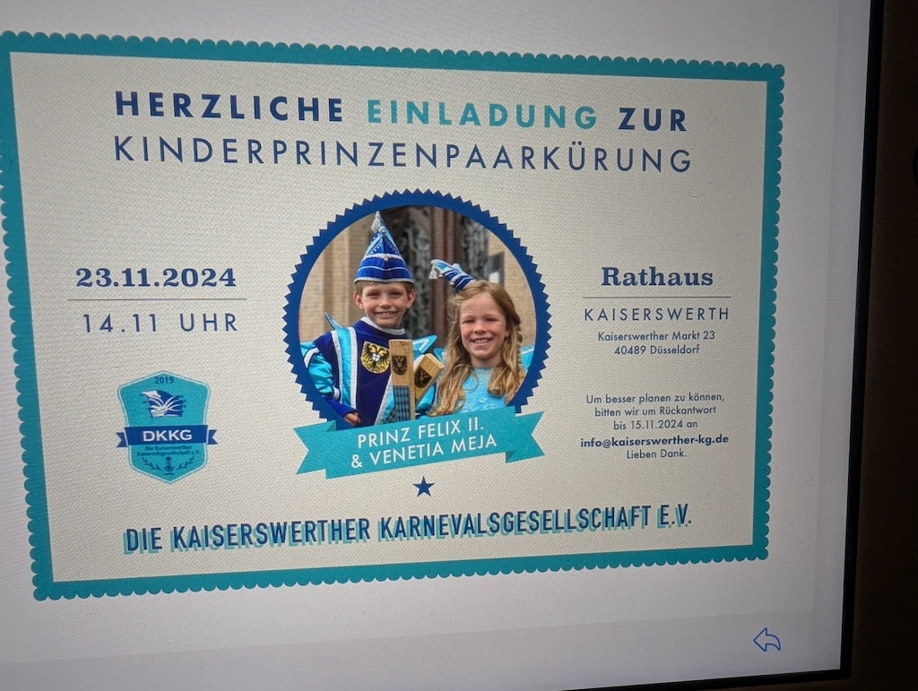 Die Kinderprinzen werden gekürt