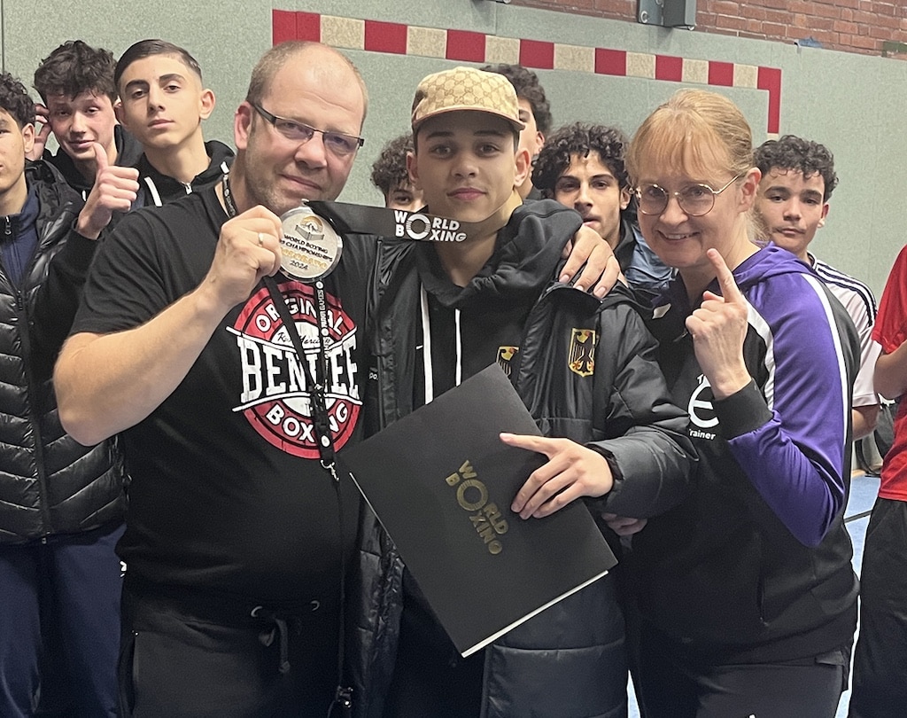 Gerresheimer Vizeweltmeister von Verein gefeiert