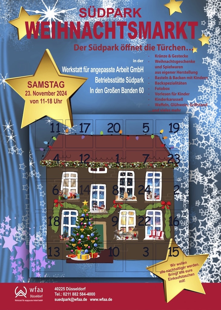 Weihnachtsmarkt im Südpark – Ein Fest der Inklusion und Nachhaltigkeit