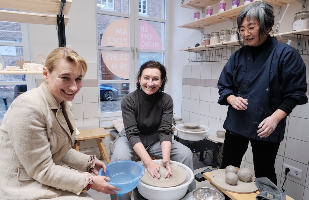 Hetjens eröffnet neue Töpferwerkstatt