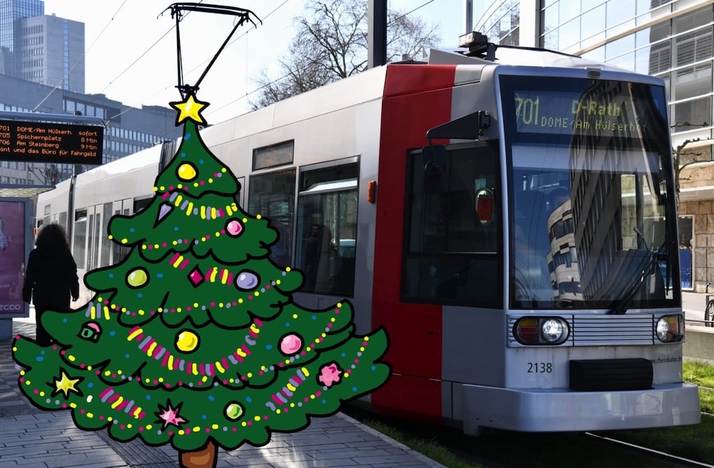 Weihnachten im Rheinbahn-Land