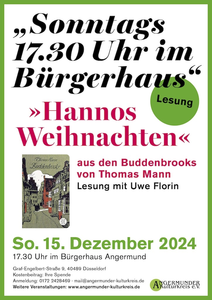 Hannos Weihnachten im Bürgerhaus