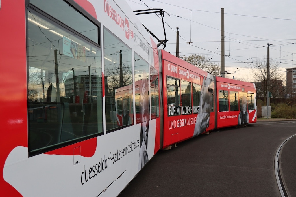 Düsseldorf setzt ein Zeichen: Präsentation der neuen Straßenbahn