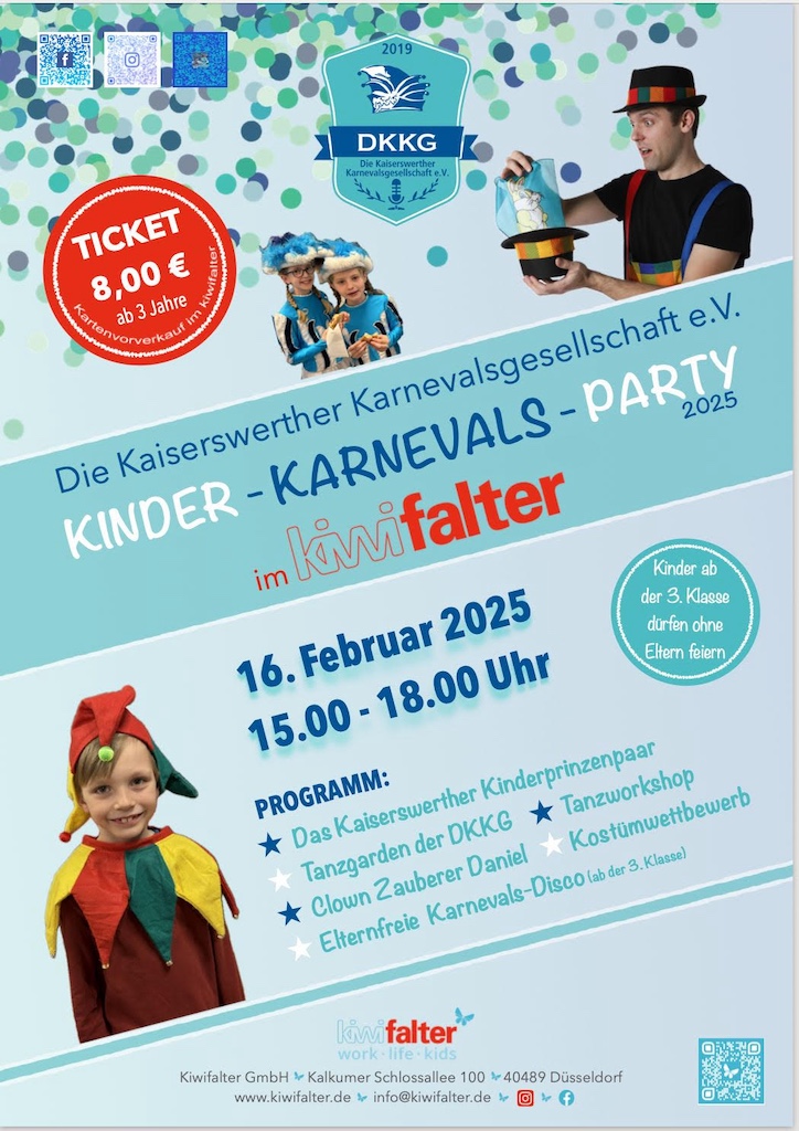Plakat Kinder-Karnevals-Party Plakat Kinder-Karnevals-Party
