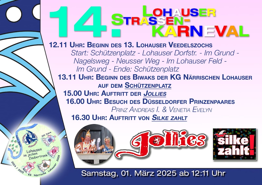 KG Närrische Lohauser feiern Straßenkarneval