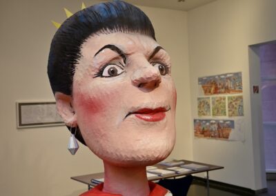 Impressionen aus der Ausstellung "Jacques Tilly. Freigeist - 200 Jahre Comitee Düsseldorfer Carneval e. V." © Lokalbüro