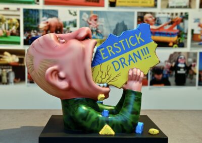 Impressionen aus der Ausstellung "Jacques Tilly. Freigeist - 200 Jahre Comitee Düsseldorfer Carneval e. V." © Lokalbüro