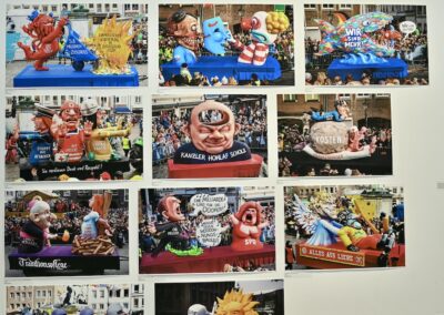 Impressionen aus der Ausstellung "Jacques Tilly. Freigeist - 200 Jahre Comitee Düsseldorfer Carneval e. V." © Lokalbüro