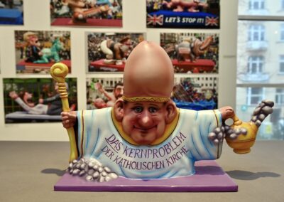 Impressionen aus der Ausstellung "Jacques Tilly. Freigeist - 200 Jahre Comitee Düsseldorfer Carneval e. V." © Lokalbüro