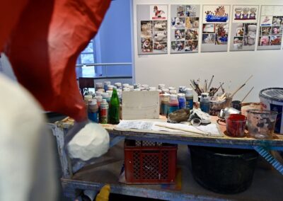 Impressionen aus der Ausstellung "Jacques Tilly. Freigeist - 200 Jahre Comitee Düsseldorfer Carneval e. V." © Lokalbüro