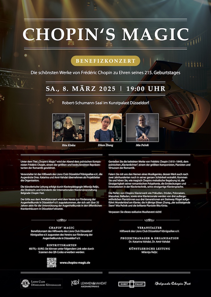 Chopin’s Magic im Robert Schumann Saal