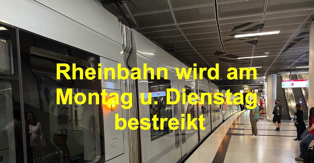 Rheinbahn wird am Montag und Dienstag bestreikt – begrenztes Angebot auf einigen Buslinien