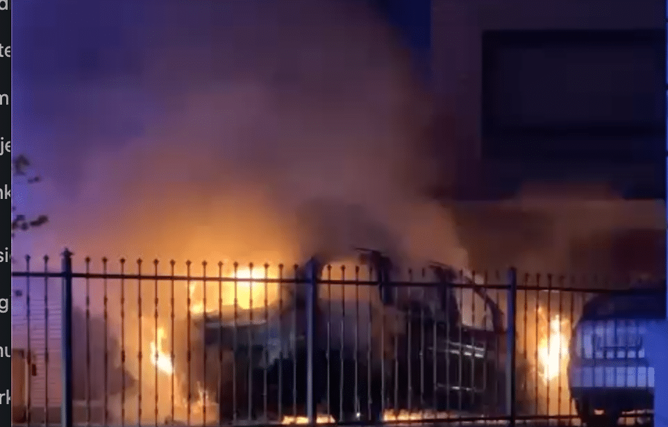 Autobrand in Gerresheim