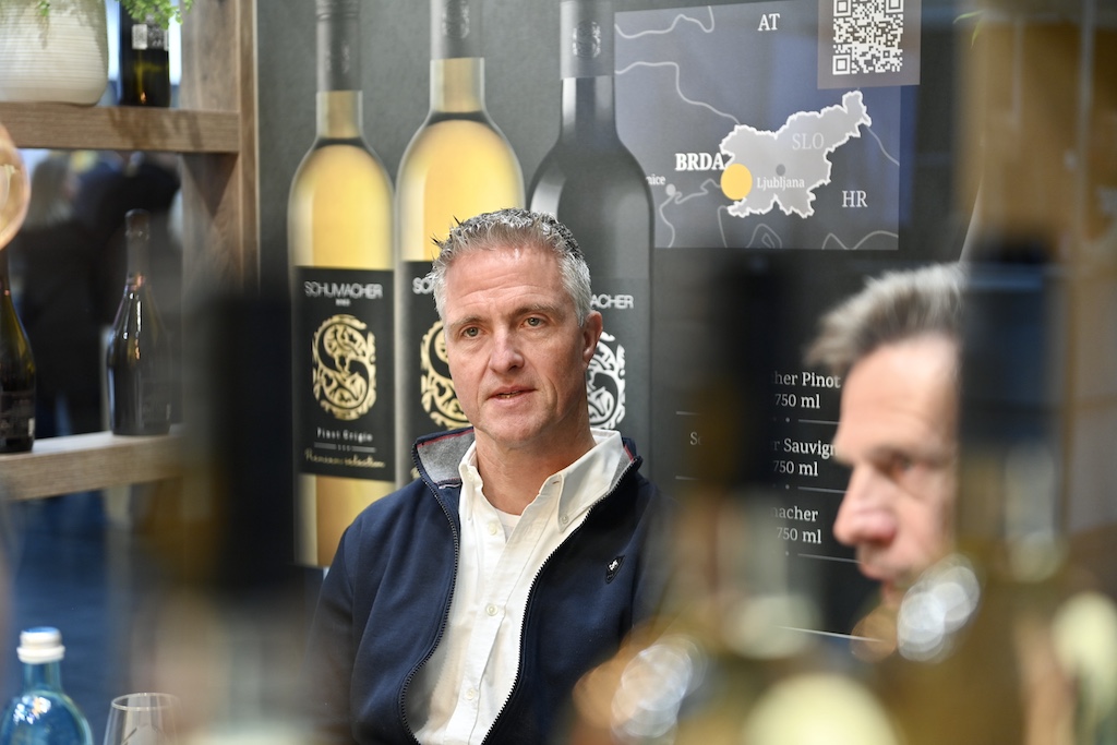 Ralf Schumacher stellte seinen eigenen Wein vor © Lokalbüro