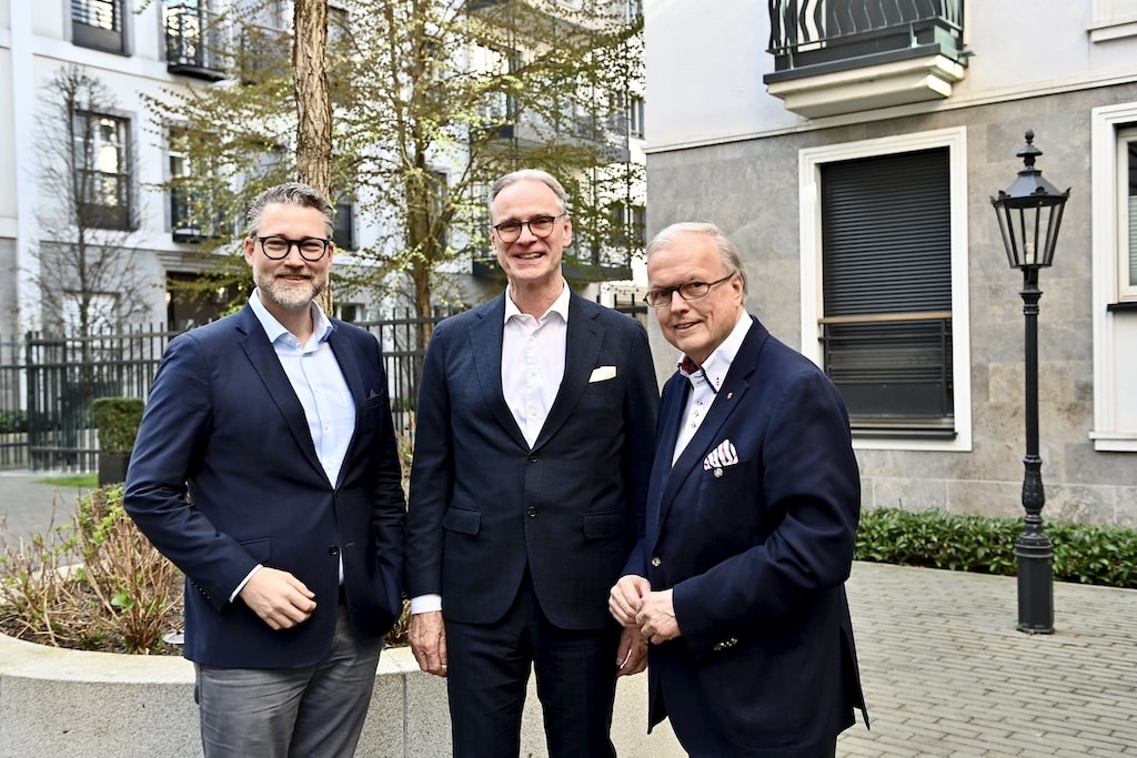 Stephan Bruns (Frankonia), Wolfram N. Diener und Heriber Klein © Lokalbüro