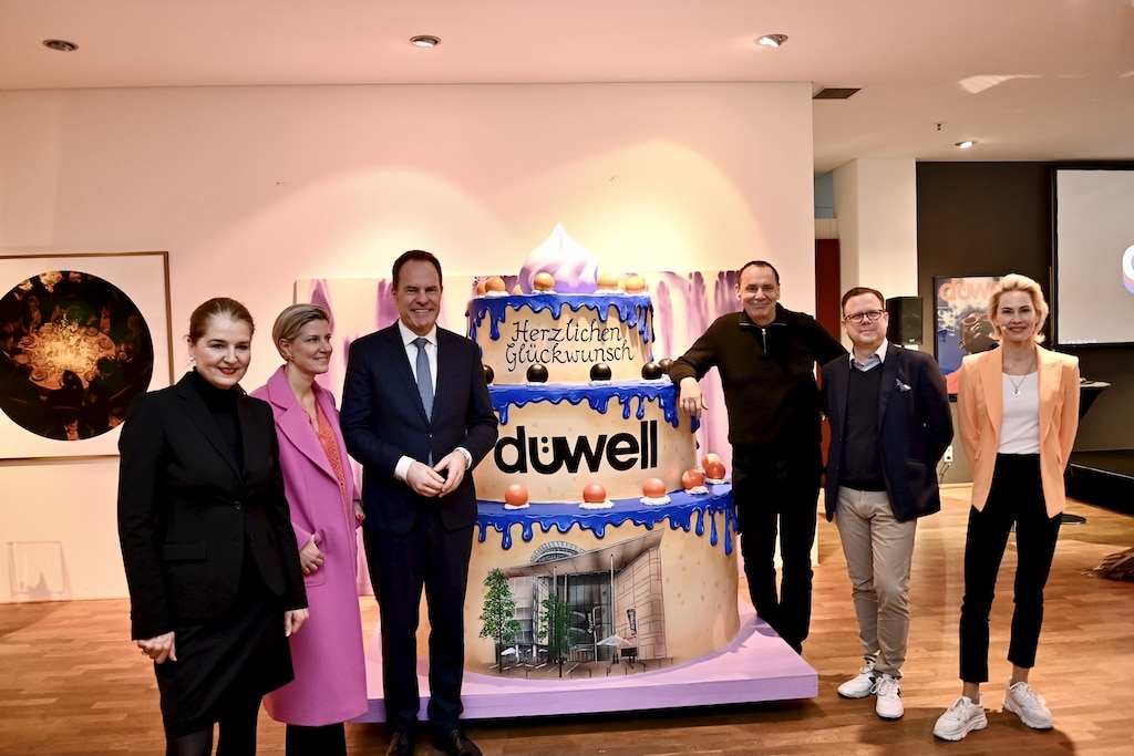 Dr. Sylvia Nielius, Andrea Greuner., OB Dr. Stephan Keller, Jacques Tilly, Nikolai Walter und Jeannine Halene © Lokalbüro