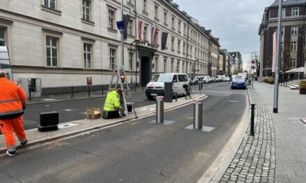 Hubpolleranlage auf der Mühlenstraße geht am 4. April in Betrieb