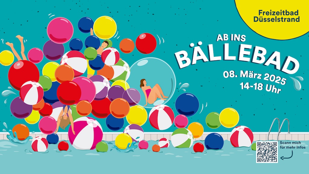 BälleBad im Düsselstrand und JobWatch-Day in Flingern