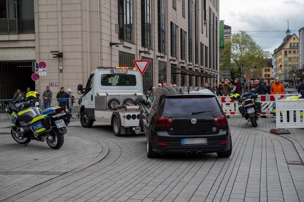 Sichergestelltes Fahrzeug © LB / Olaf Oidtmann