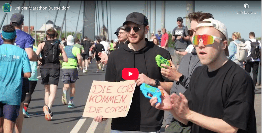Düsseldorf Marathon — Eingefangen in ein Video
