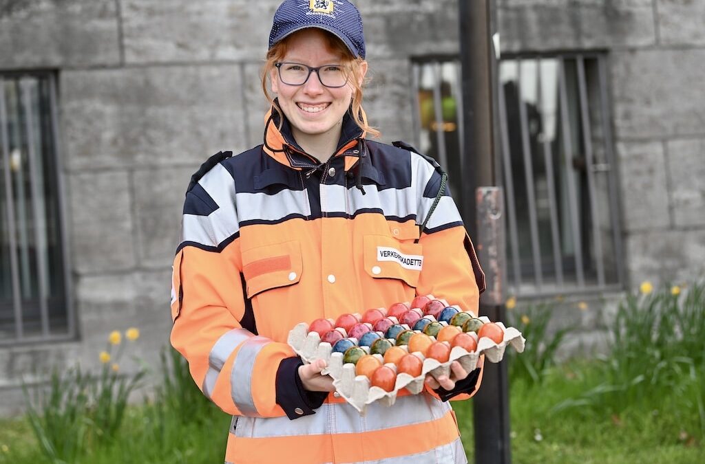 Bunte Eier für Vorbilder im Straßenverkehr