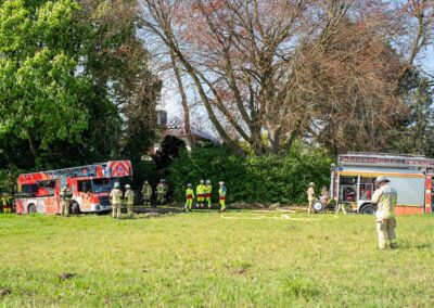 Brand einer Villa in Gerresheim © LB / Olaf Oidtmann