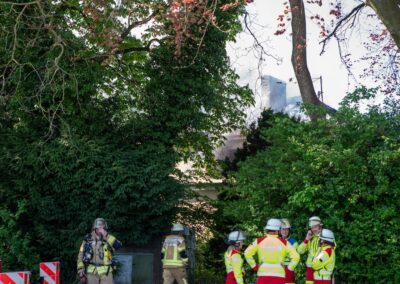 Brand einer Villa in Gerresheim © LB / Olaf Oidtmann