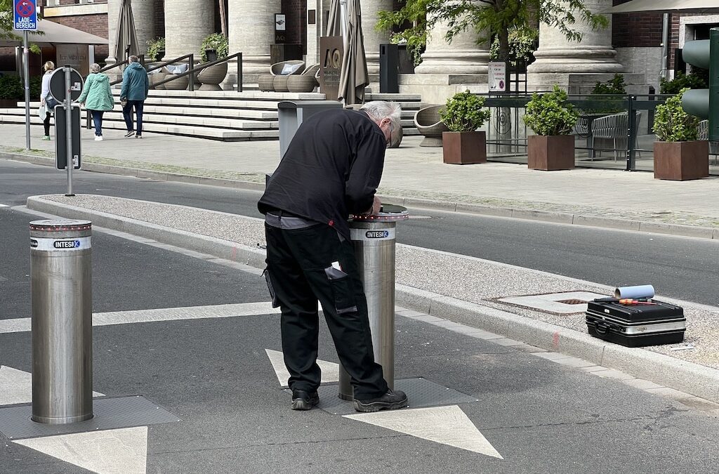 Hubpolleranlage an der Mühlenstraße ab dem Wochenende wieder in Betrieb