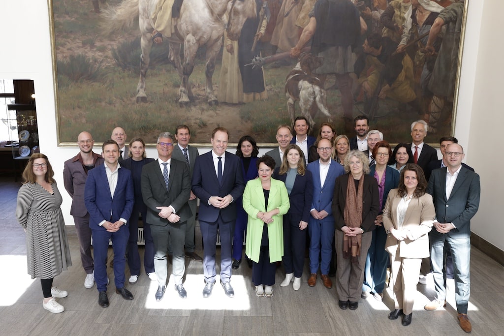 Oberbürgermeister Dr. Stephan Keller empfängt hochrangige Delegation aus Utrecht im Düsseldorfer Rathaus