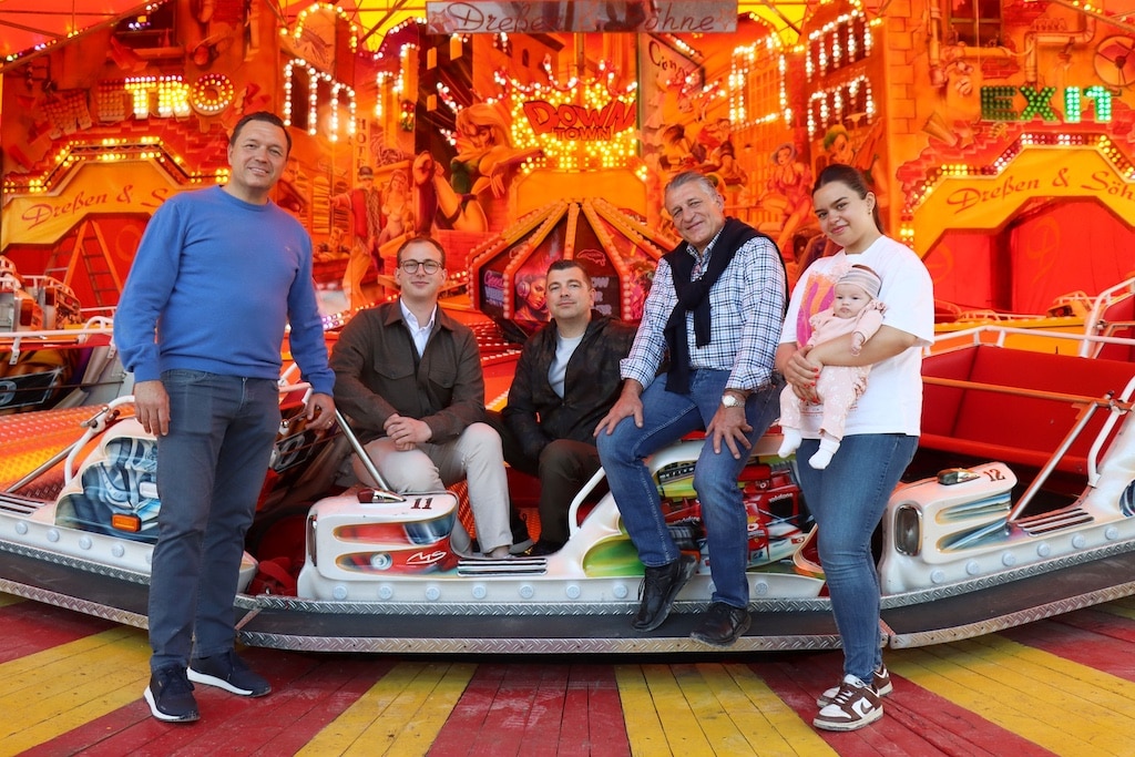 (v.l.) Oliver Wilmering, Norbert Fellerhoff, Danny Cronenberg, Ralf Malfertheiner und Caroline Wilmering