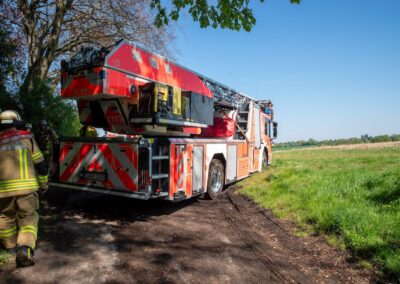 Brand einer Villa in Gerresheim © LB / Olaf Oidtmann
