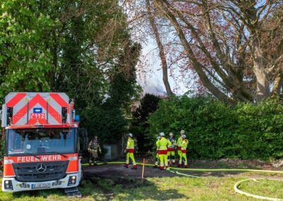 Brand einer Villa in Gerresheim © LB / Olaf Oidtmann