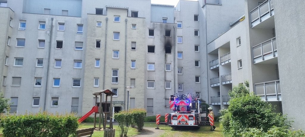Feuerwehreinsatz am Vormittag in der Eisenstraße