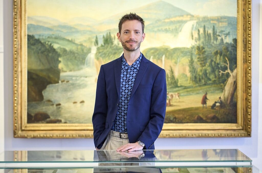 Goethe-Museum: Dr. Boris Roman Gibhardt als neuer Leiter des Instituts im Schloss Jägerhof vorgestellt