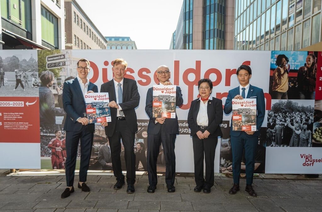 Düsseldorf zeigt Herz für Japan: Neue Open-Air-Ausstellung gestartet