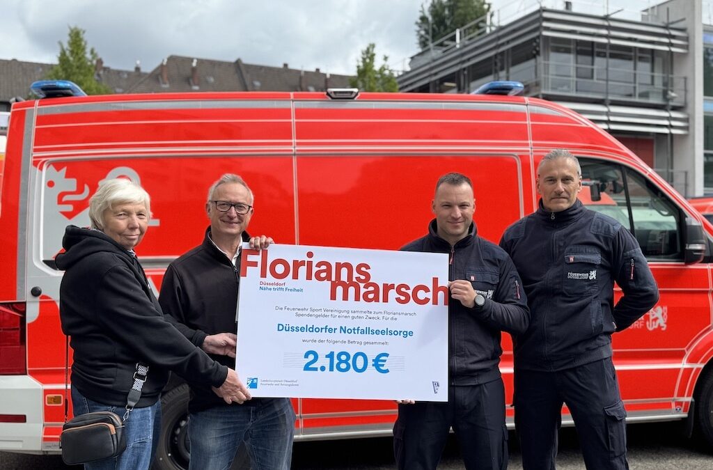 1. Floriansmarsch in der Landeshauptstadt: Rettungskräfte legen 55,5 Kilometer zurück