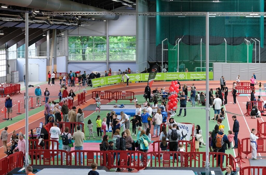 Sportaktionstag “Kids in Action” lockte 8.000 Besucherinnen und Besucher in den Arena-Sportpark