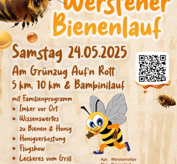 Bienenlauf in Wersten: Laufen für die Bienen – Familienevent am 24. Mai 2025