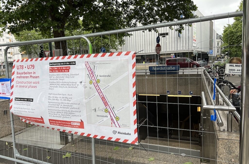 Asbestsanierung der Haltestelle “Nordstraße”