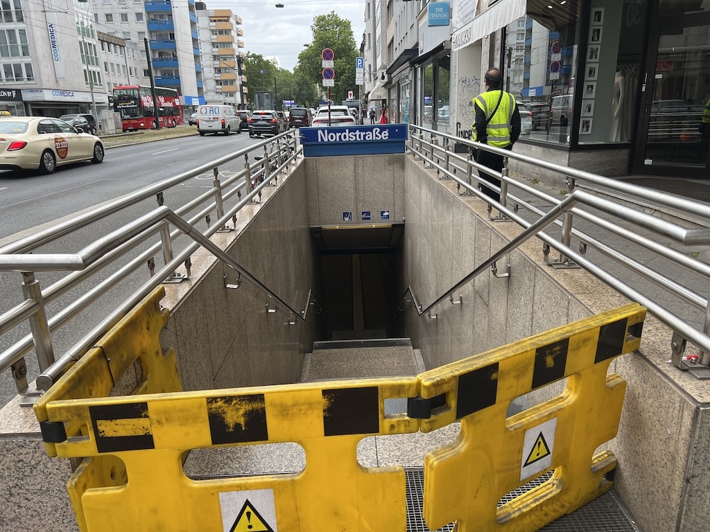 Sperrung U-Bahnhof Nordstraße © Lokalbüro