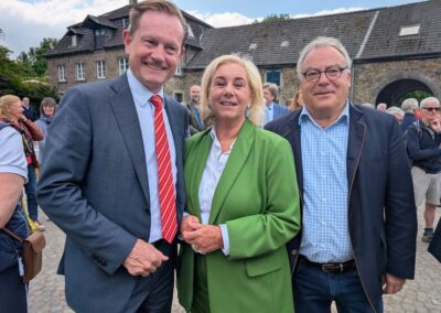 CDU-Prominenz (vl): Andreas Auler, Babette de Fries, Olaf Lehne © Gabriele Schreckenberg