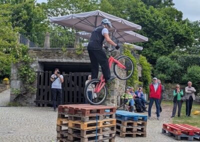 Akrobatik auf dem Mountainbike von Sebastian von Schingen © Gabriele Schreckenberg