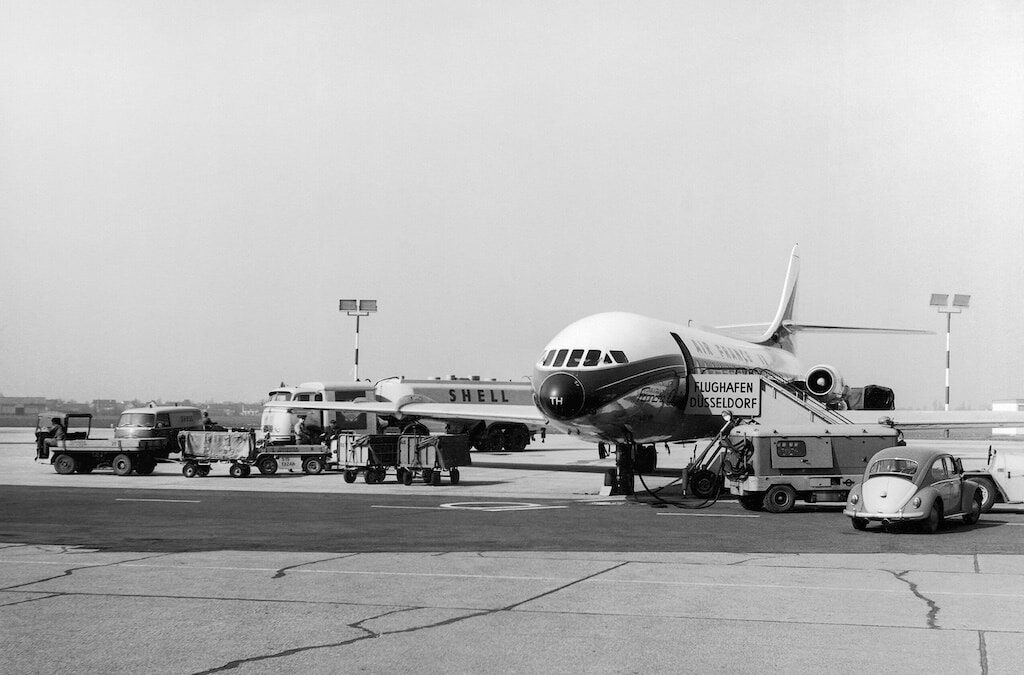 Jubiläum am Flughafen Düsseldorf: 75 Jahre Air France